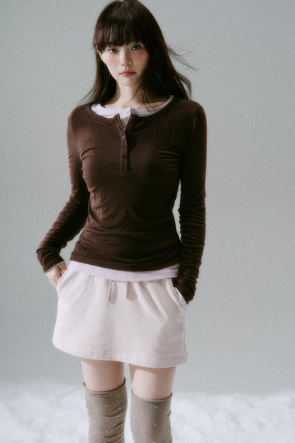 Button Design Slim Top