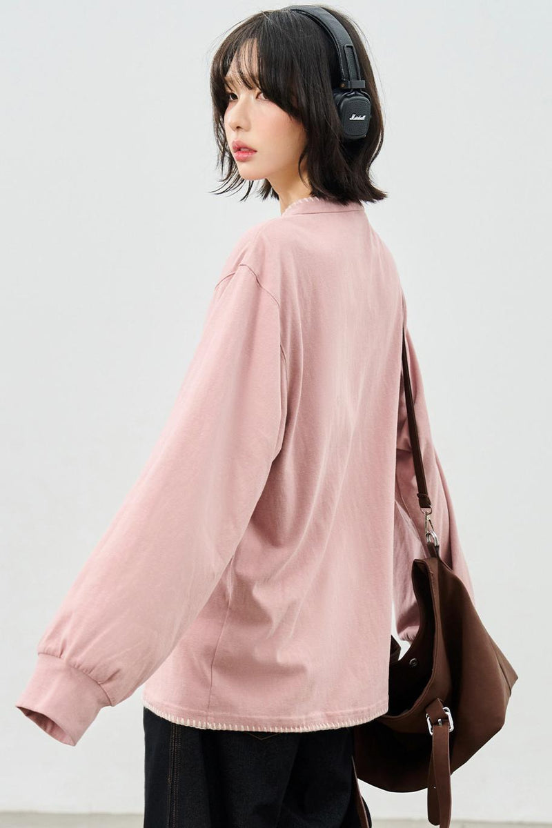Loose Long Sleeve Top