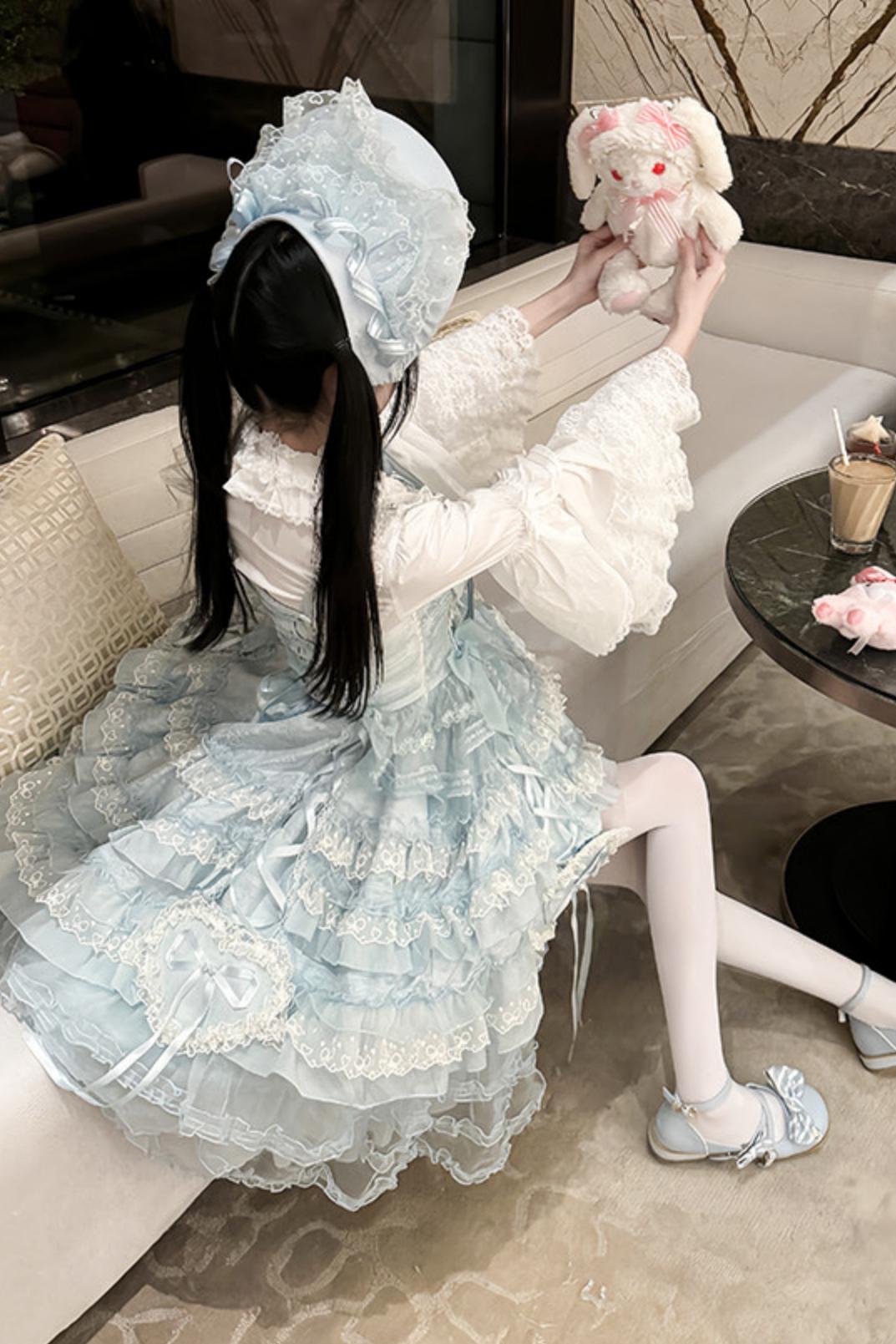 [pre-order] Dreamy Doll Wedding Dress + Headdress
