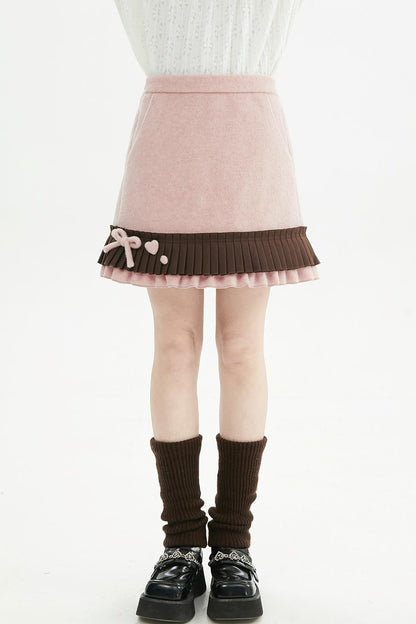 Retro Ribbon Doll Coat + Skirt