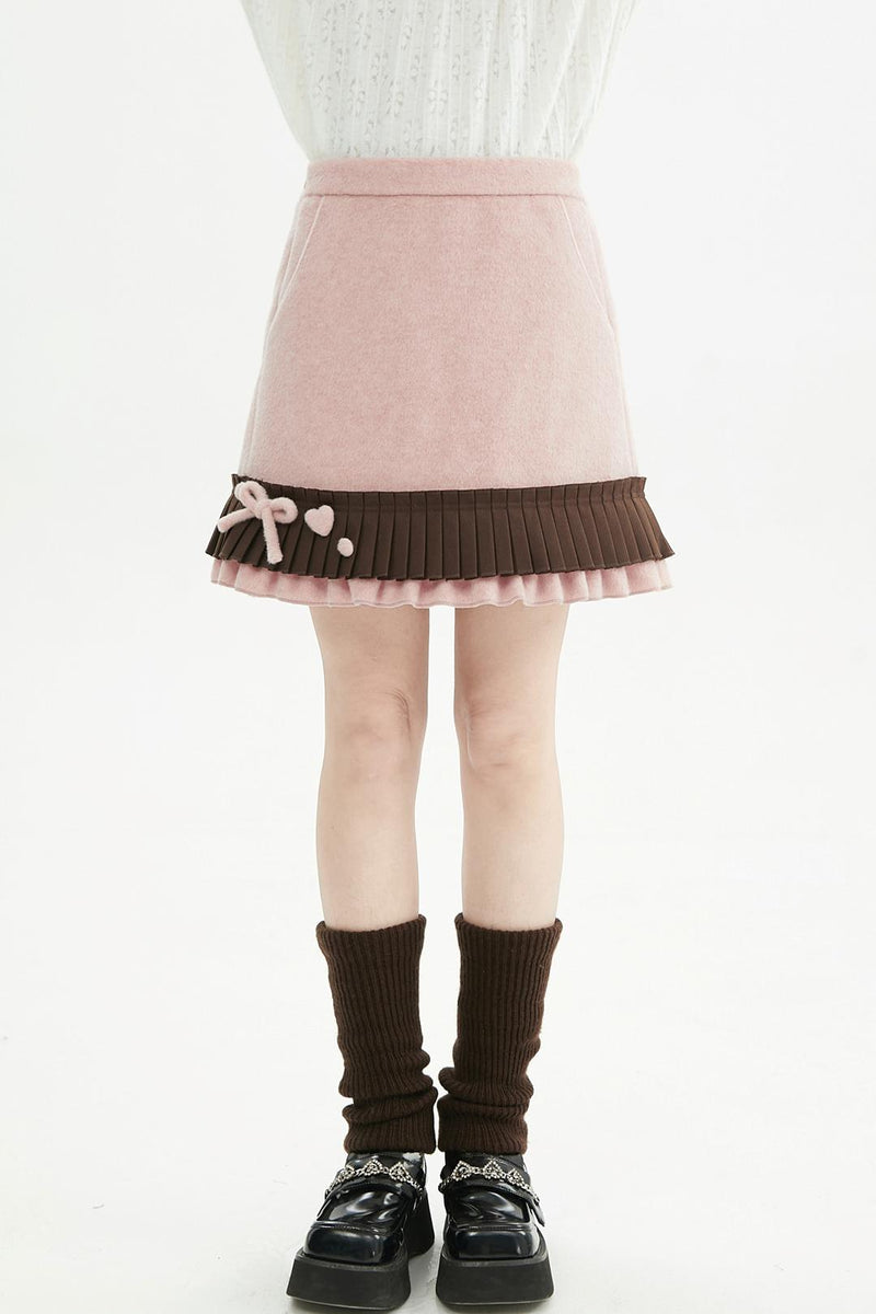 Retro Ribbon Doll Coat + Skirt