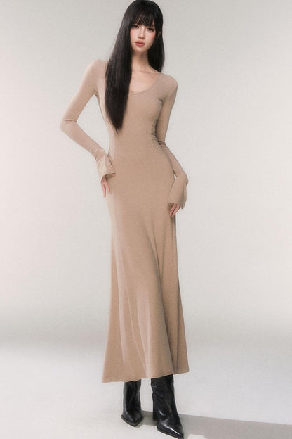 Desire Knit V-neck Dress