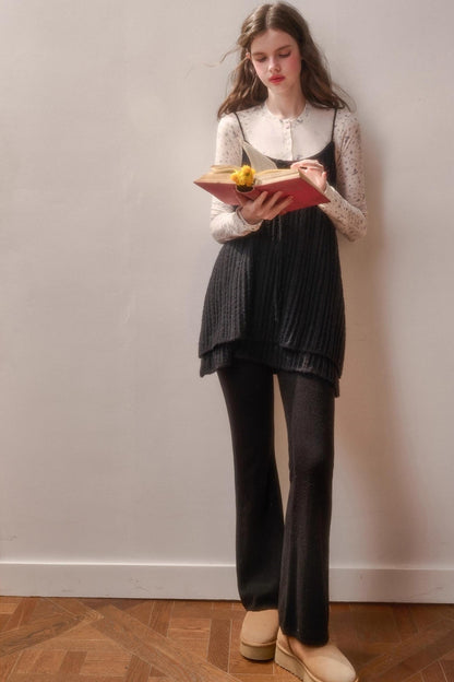 Retro Sweet Top + Slim Pants
