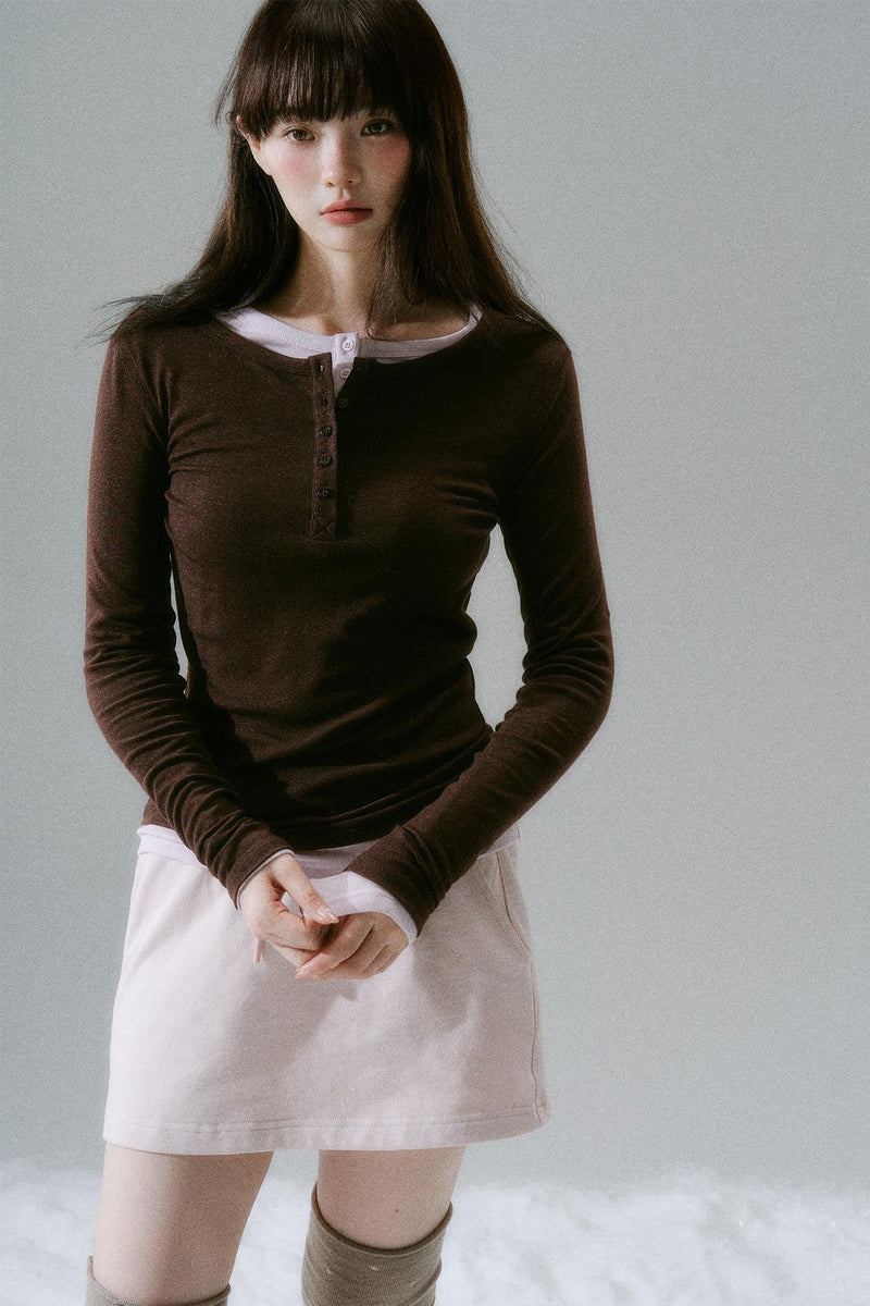 Button Design Slim Top