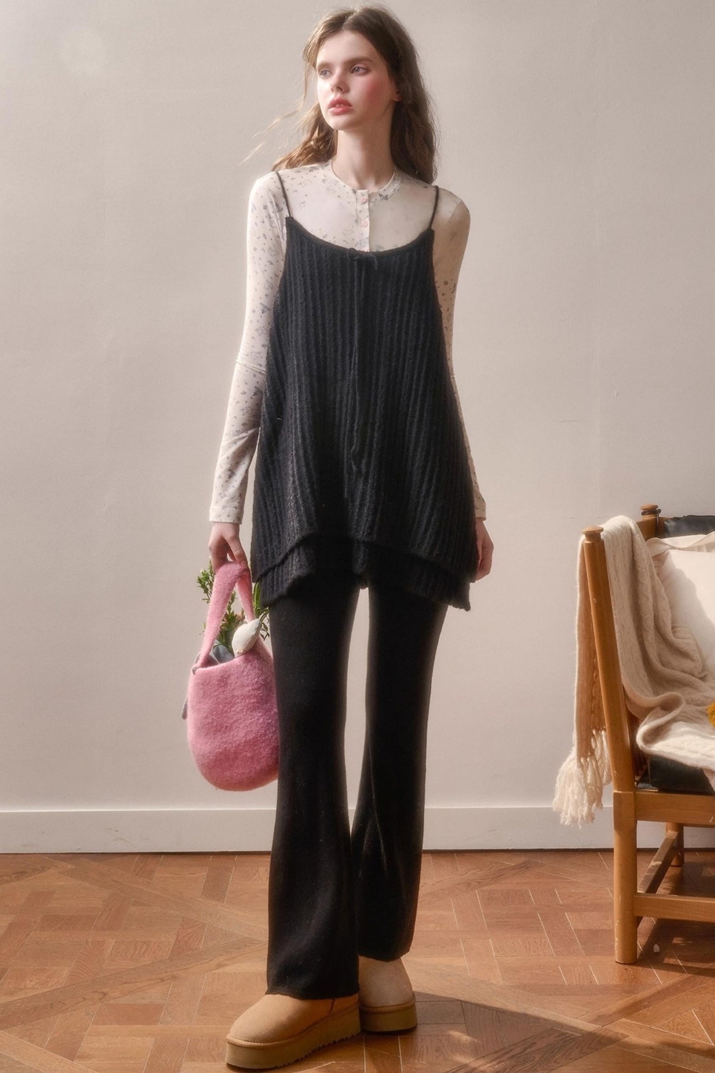 Retro Sweet Top + Slim Pants