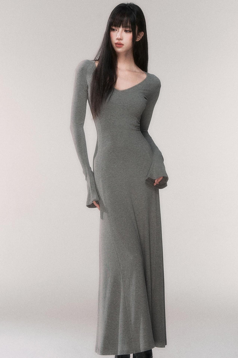 Desire Knit V-neck Dress