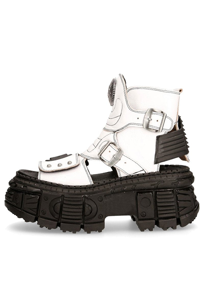 Dark Punk High Cut Sandal Shoes