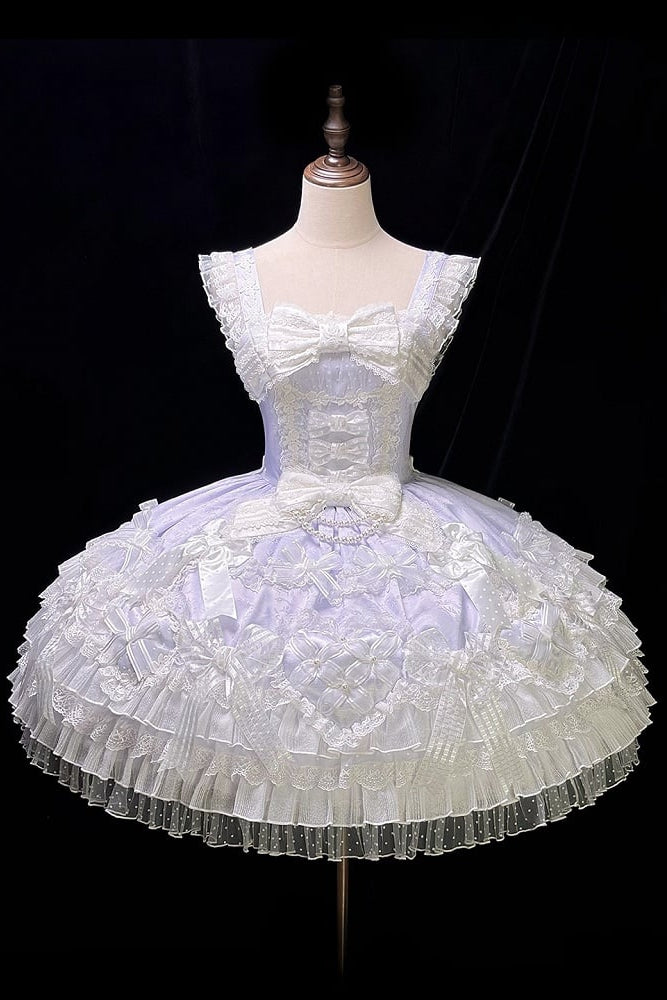 [pre-order Deadline: April 3] Pure Sweet Rose Fantasy Tiered Lolita Dress