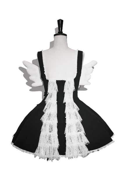 Little Angel Dark Gothic Lace Dress