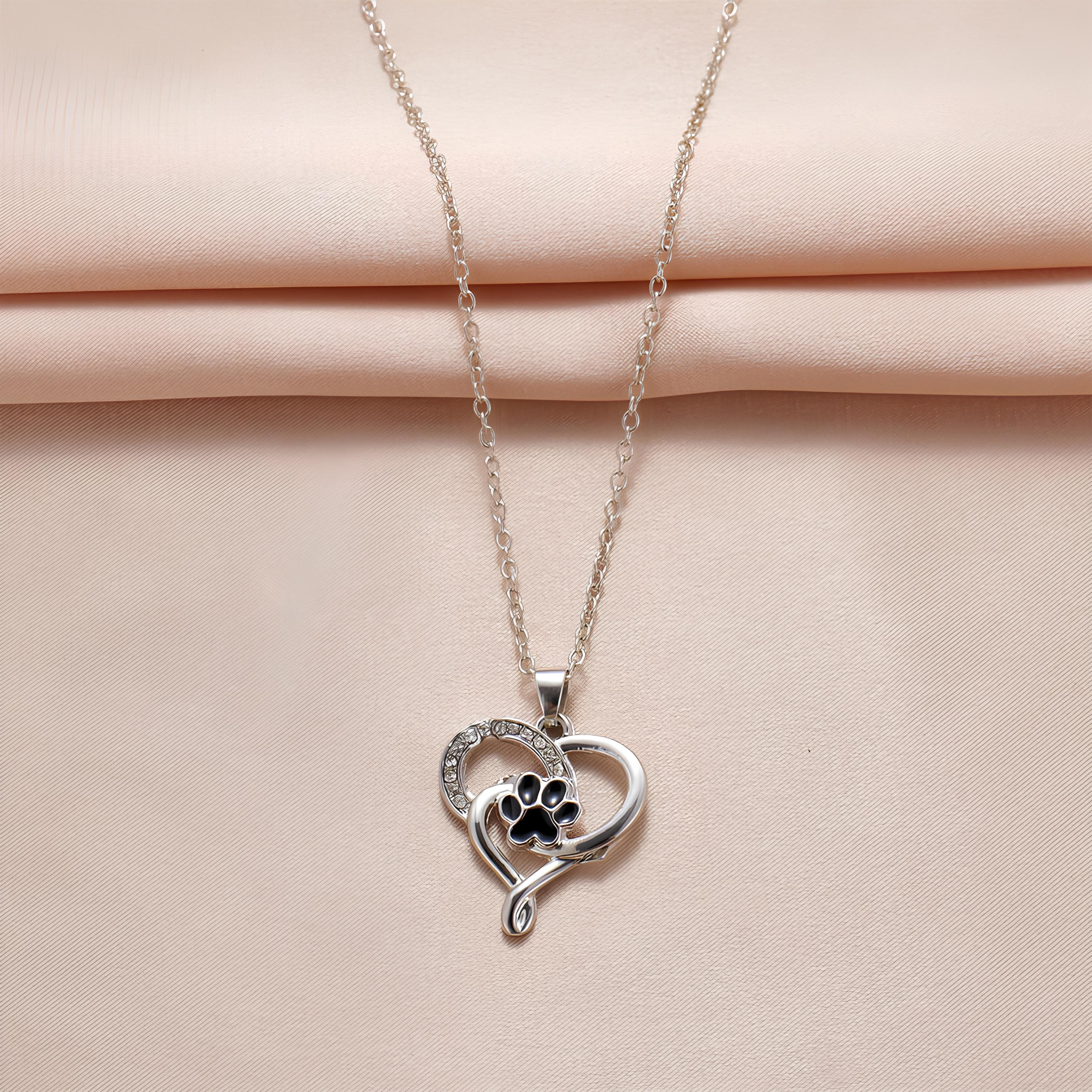 Pawprint of Eternal Love Necklace