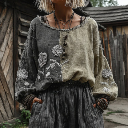 Subtly Elegant Shirt with a Refined Vintage Look