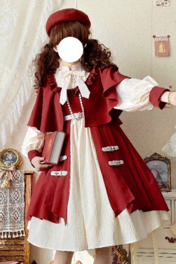 Fairy Tale Cape Lolita Daily Dress