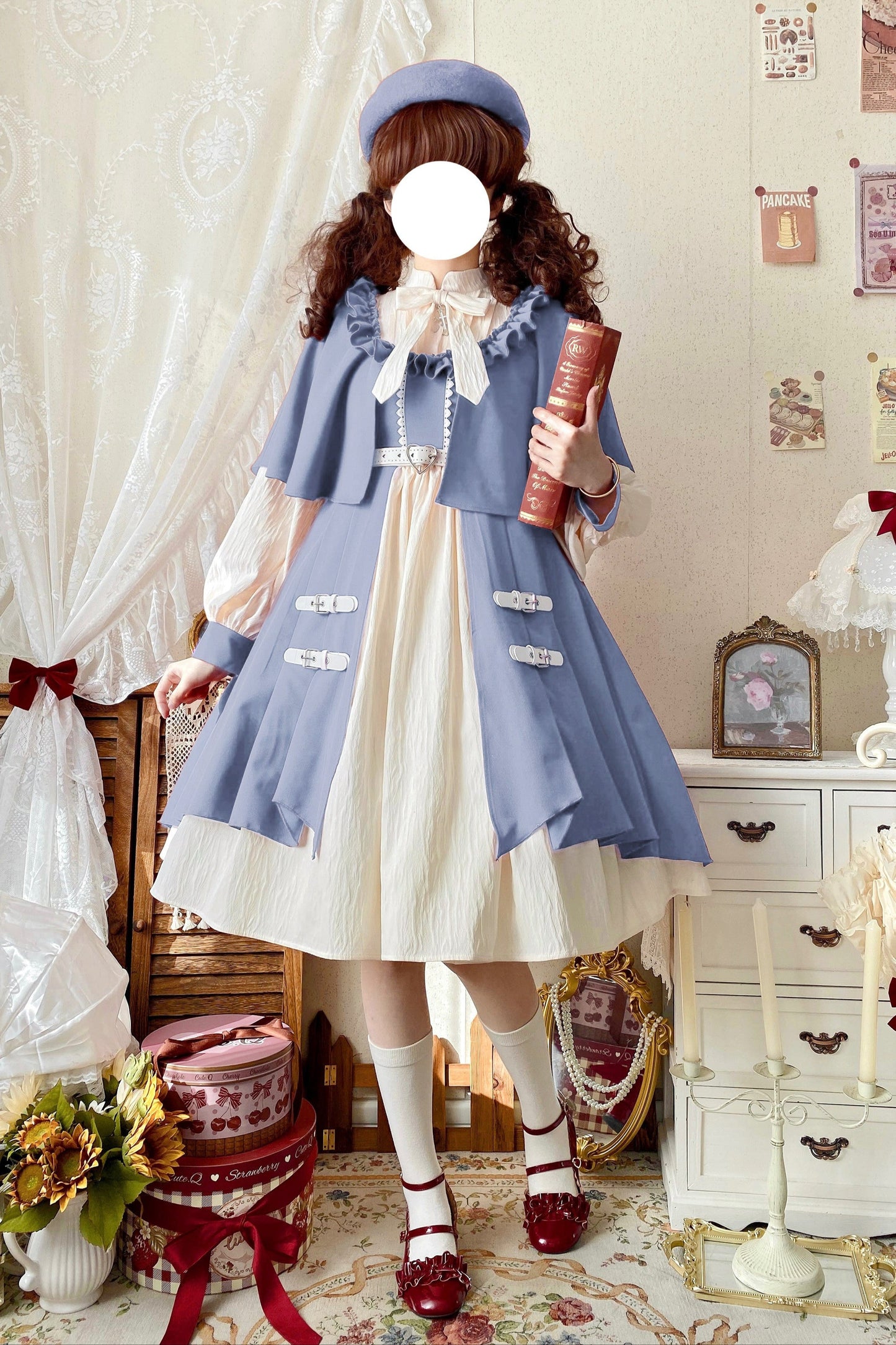 Fairy Tale Cape Lolita Daily Dress