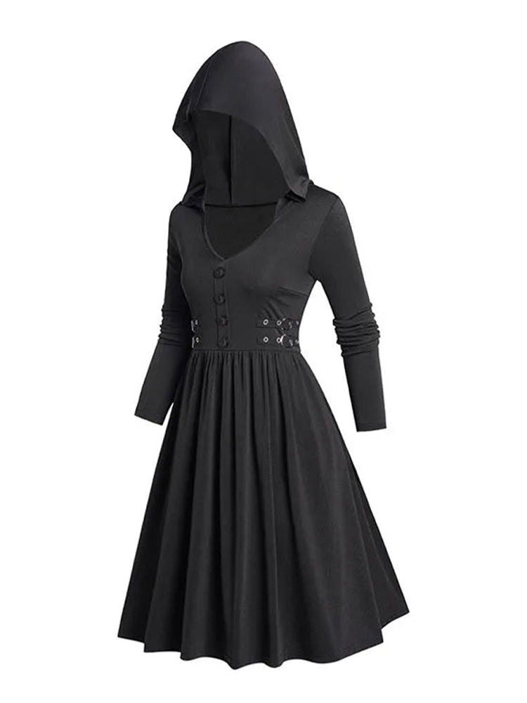 Gothic Hooded Dress