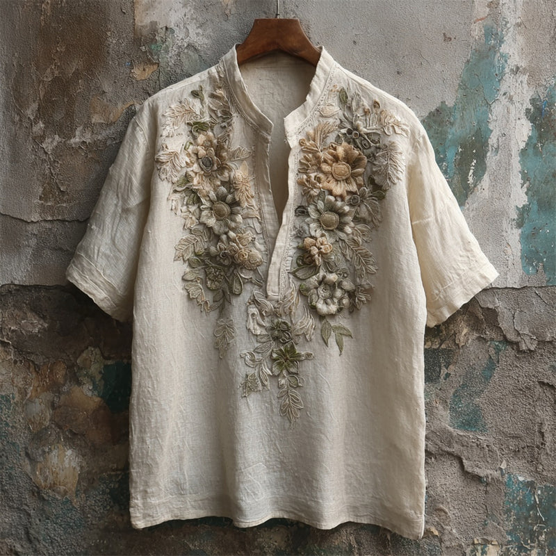 Subtly Elegant Shirt with a Refined Vintage Look