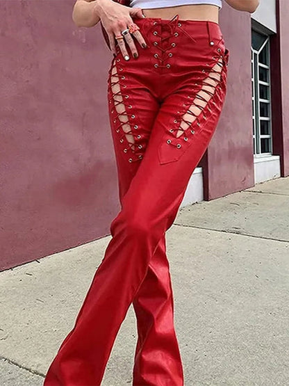 Hollow Out Pants