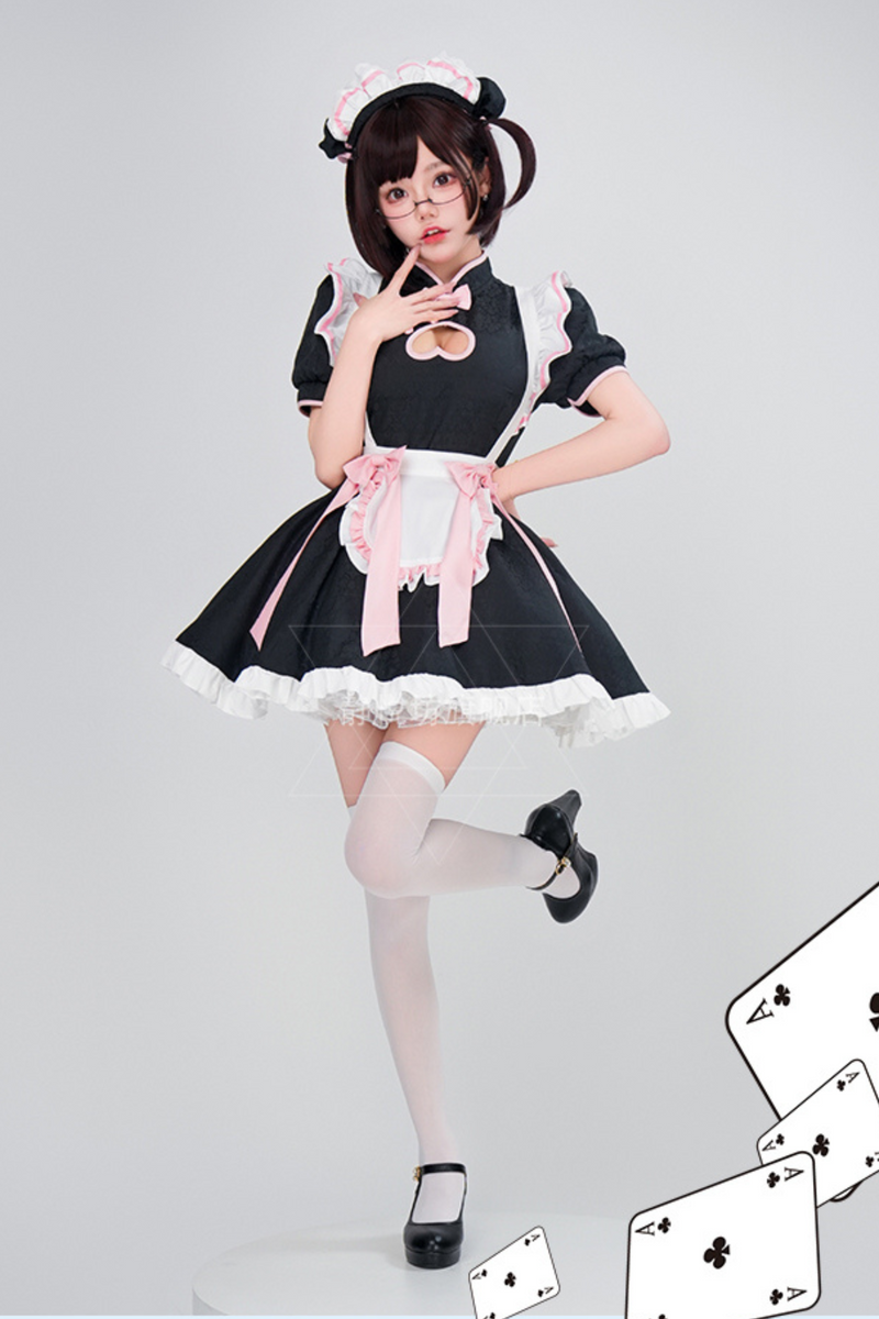 Chinese Lolita Cosplay Maid Dress