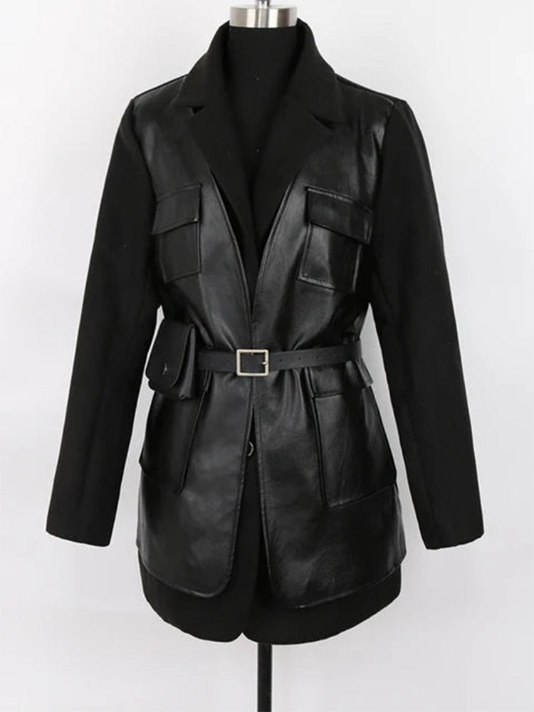 Leather Blazer