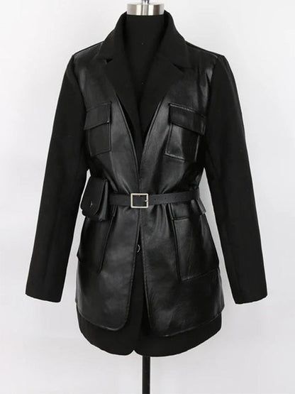 Leather Blazer