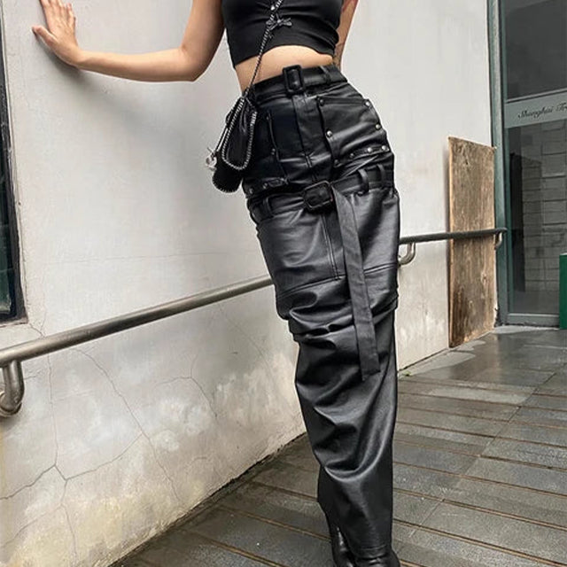 Leather Skirt