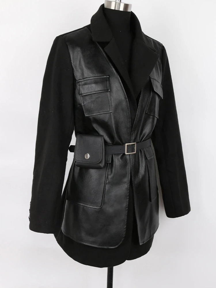 Leather Blazer
