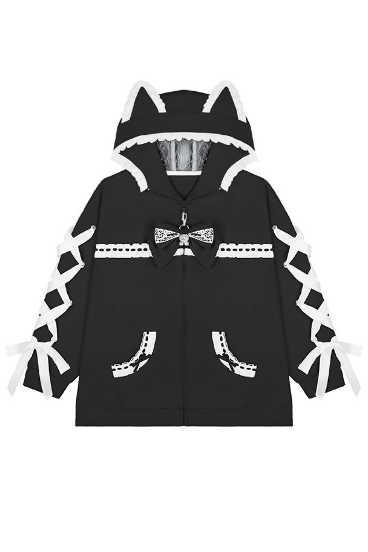 Subculture Cat Ear Hooded Jacket + Pants + Hat