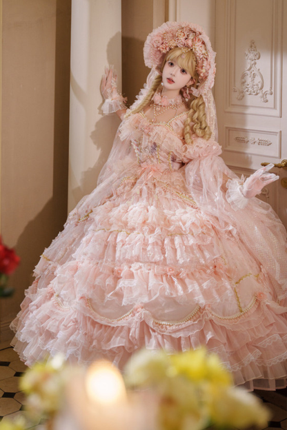 Sweet Tea Party Long Lolita Dress