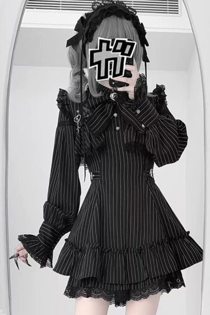 Jirai Ribbon Flare Top + Shorts
