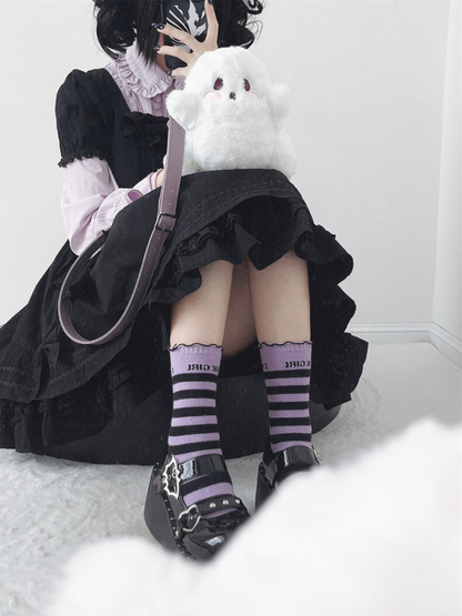 Fluffy White Ghost Pochette