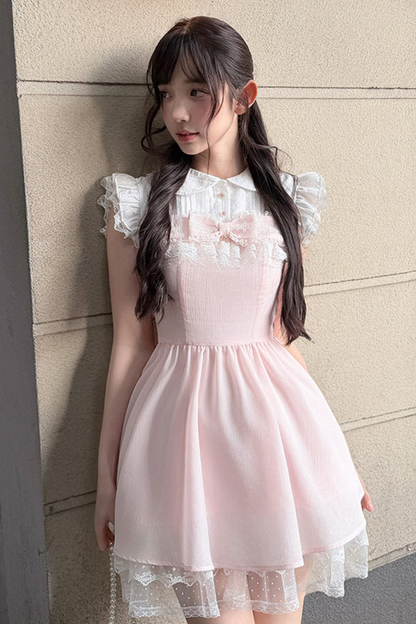 Sweet Girly Lace Princess Dress