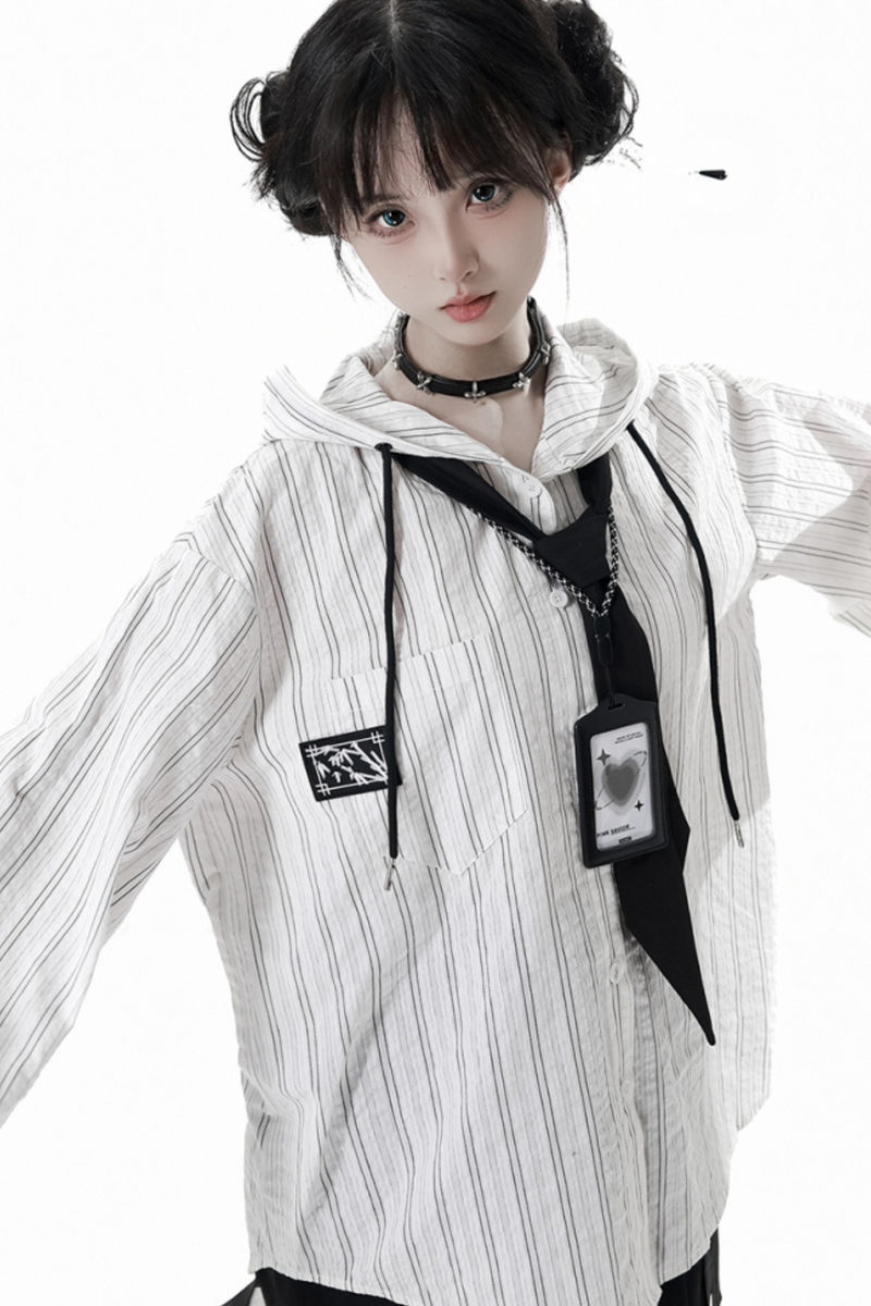 Striped Couple Girlfriend Chinese-style Set