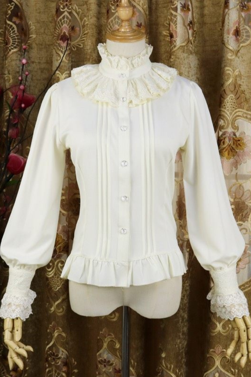 Neck Retro Chiffon Lolita Blouse