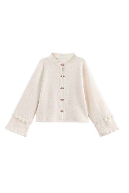 Retro Chinese-style Shirt + Skirt + Vest