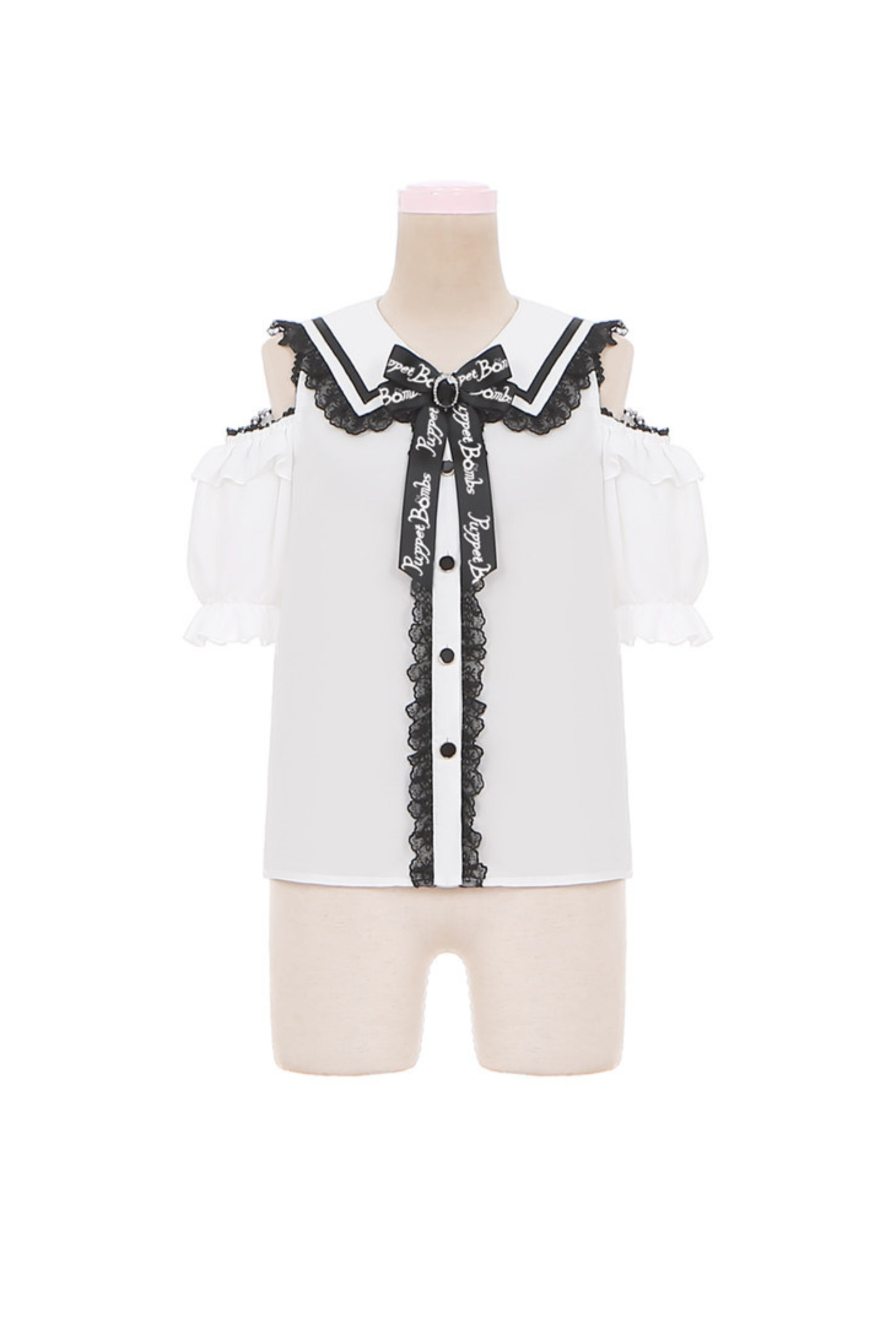 Lace Off Shoulder Top + Suspender Skirt