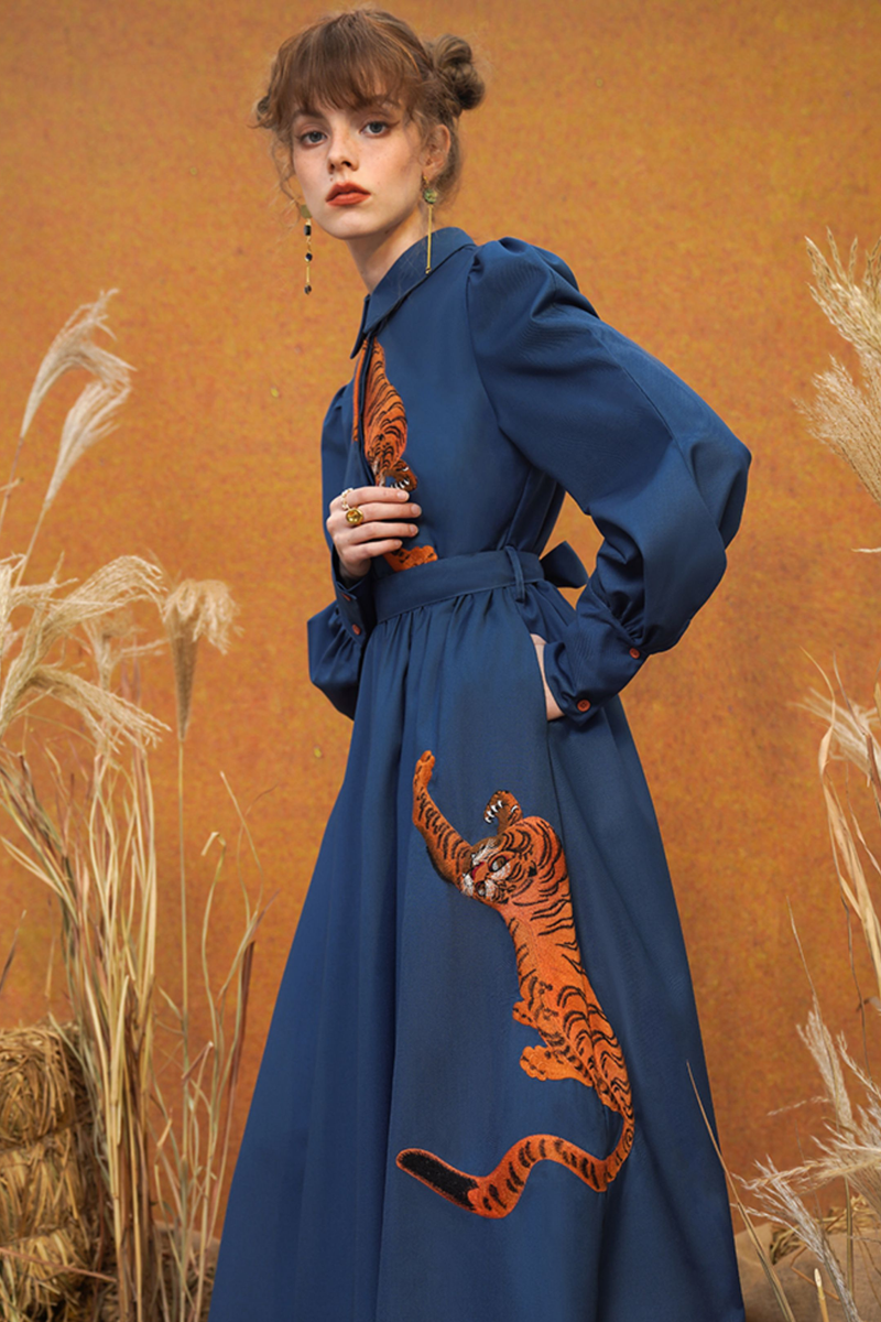 French Tiger Dress