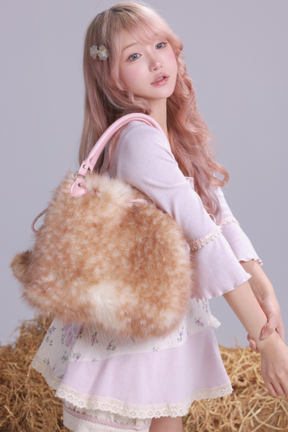 Deer Fur Tote Bag