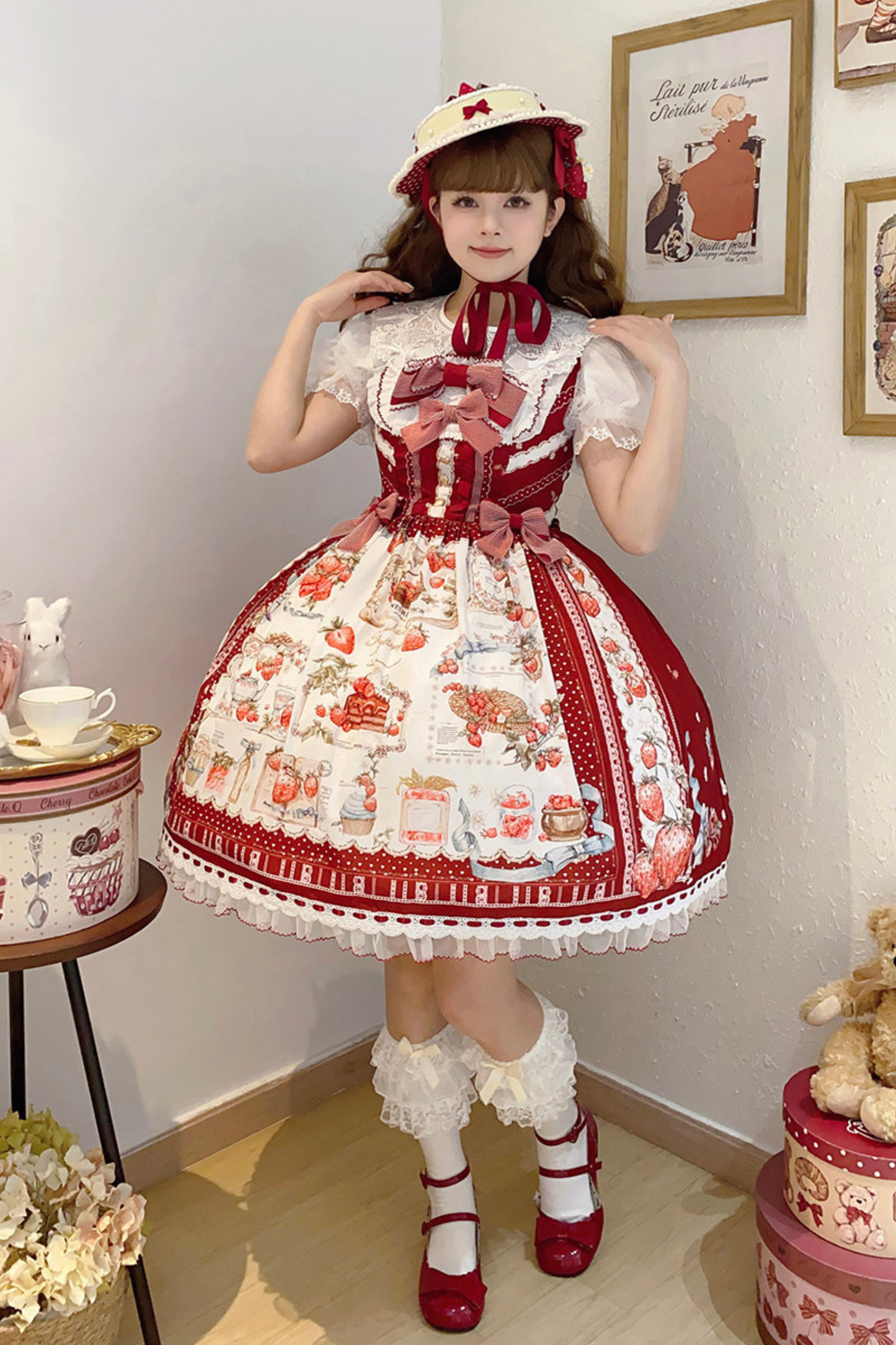 Strawberry Manor Lolita Suspender Dress