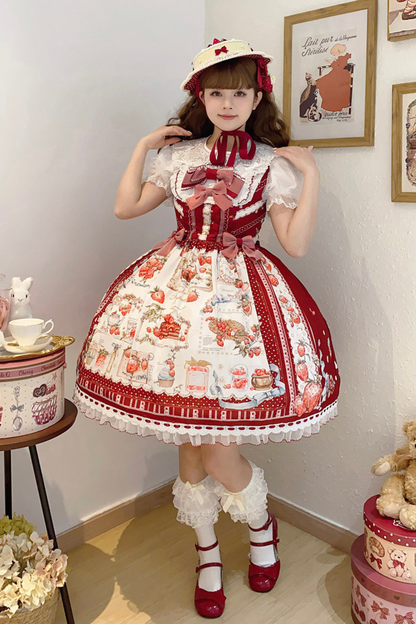 Strawberry Manor Lolita Suspender Dress