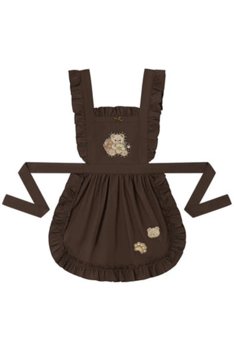 Little Bear Dessert House Dress + Skirt + Apron + Brooch + Overskirt