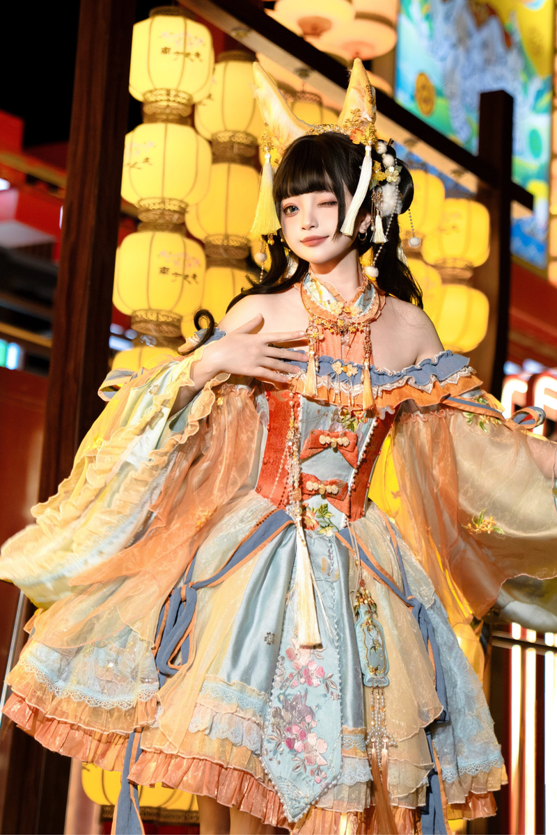Jade Rabbit Lolita Dress + Headband