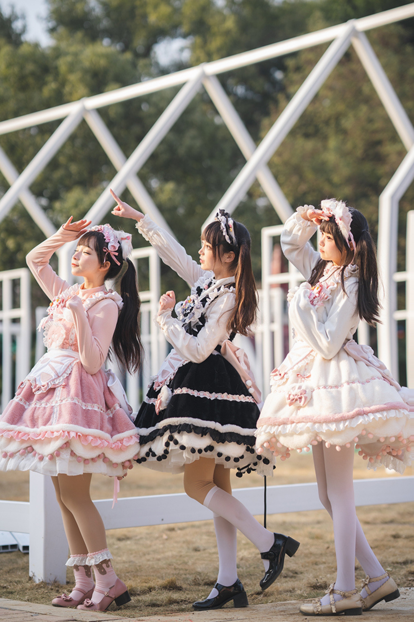 Sweet Girly Cat Lolita Set