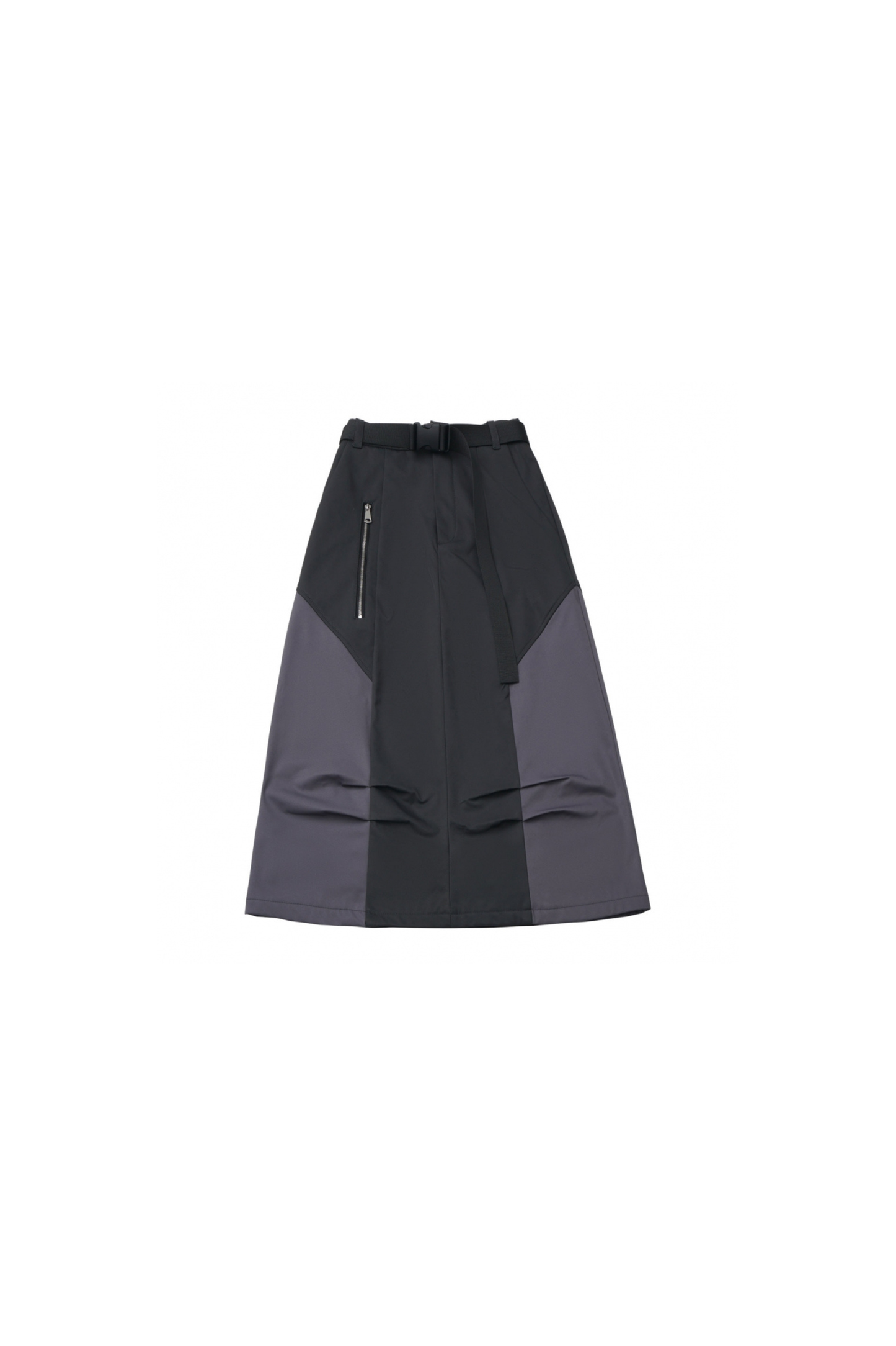 Dark Gray Color Blocking Jacket + Pants + Skirt + Top