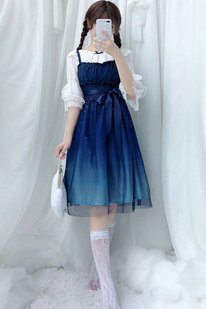 Fairy Lolita Starry Sky Dress Set