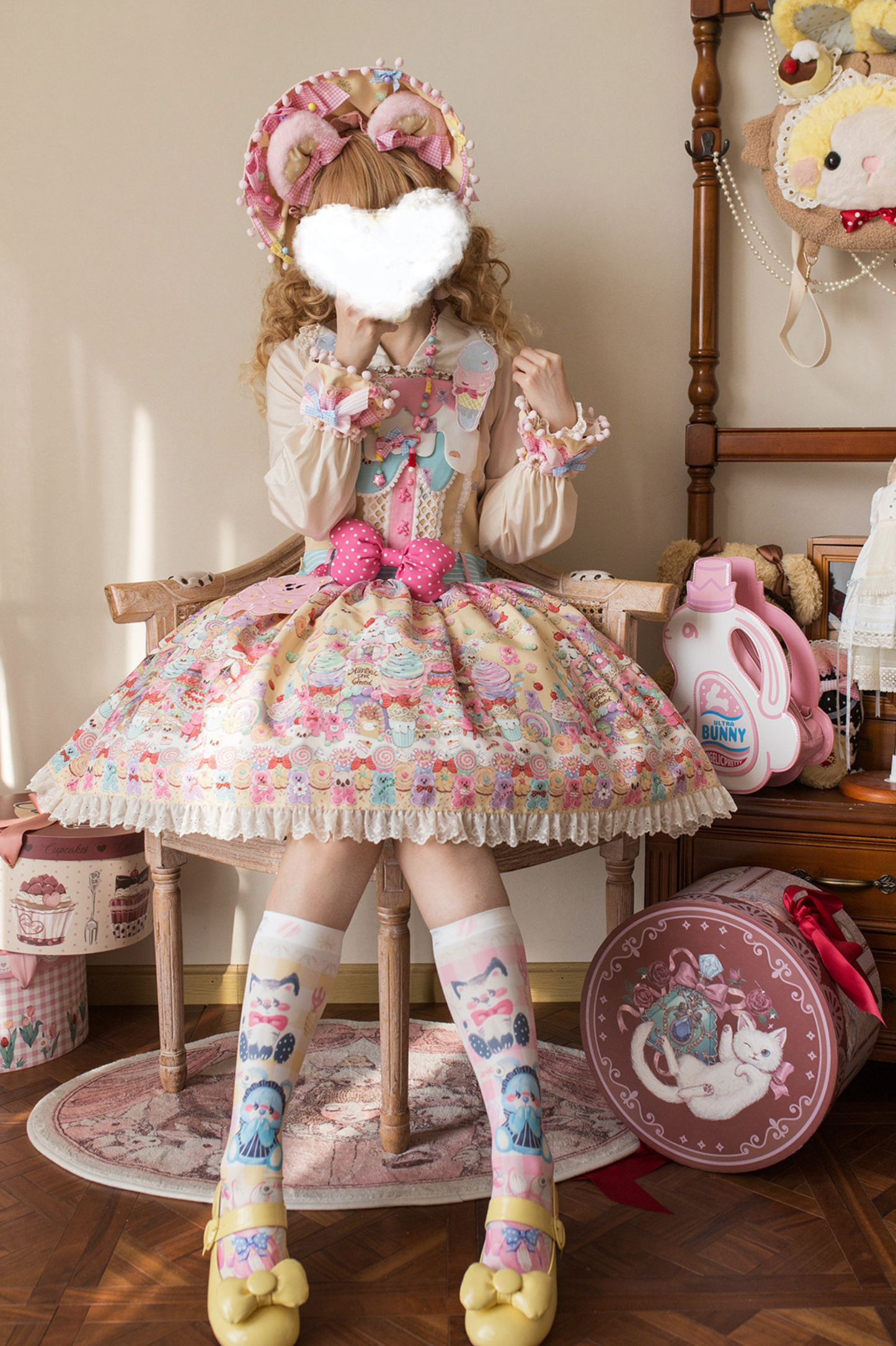 Sweetheart Candy Suspender Skirt + Jumper Skirt