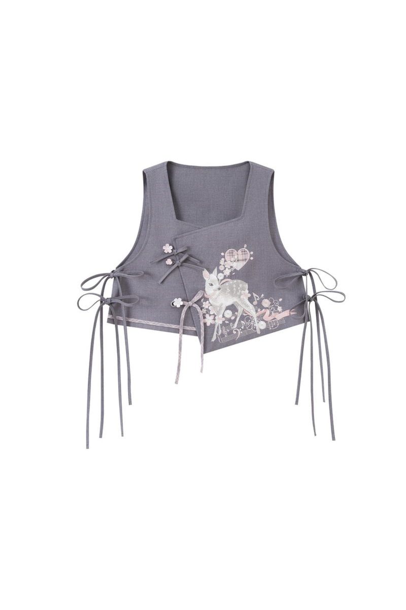 Sakura Rhythm Hunt Vest + Shirt + Skirt + Pants + Accessories
