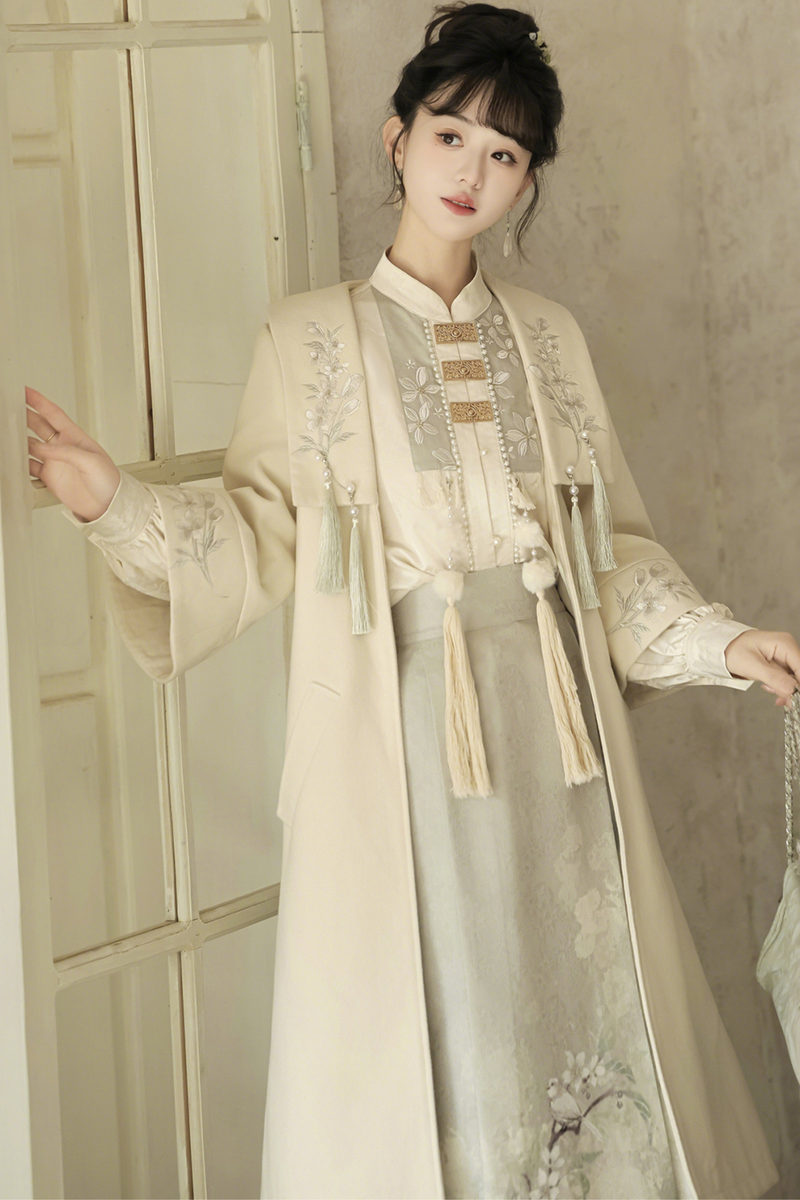 Forest China Coat + Skirt + Top