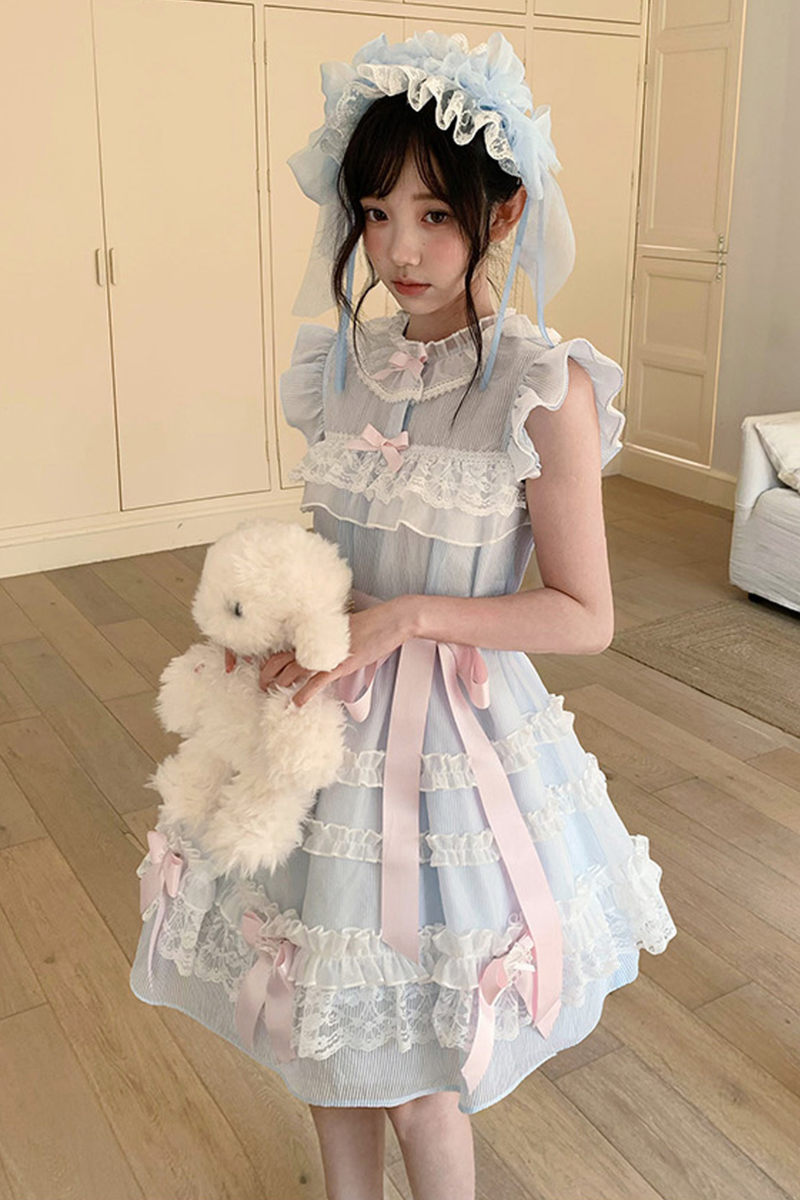 Ribbon Bow Princess Lolita Dress