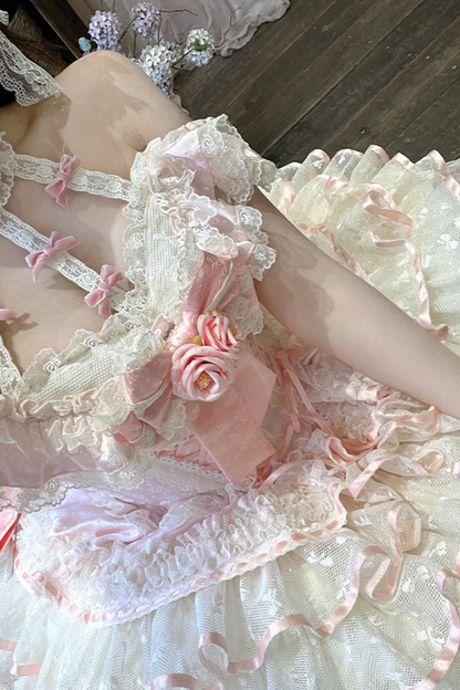 Rose Lace Fairy Dress