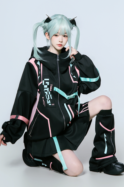 Overload Anime Girl Jacket + Skirt + Leg Cover