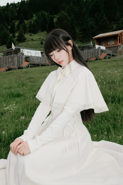 French Cape Retro Dress